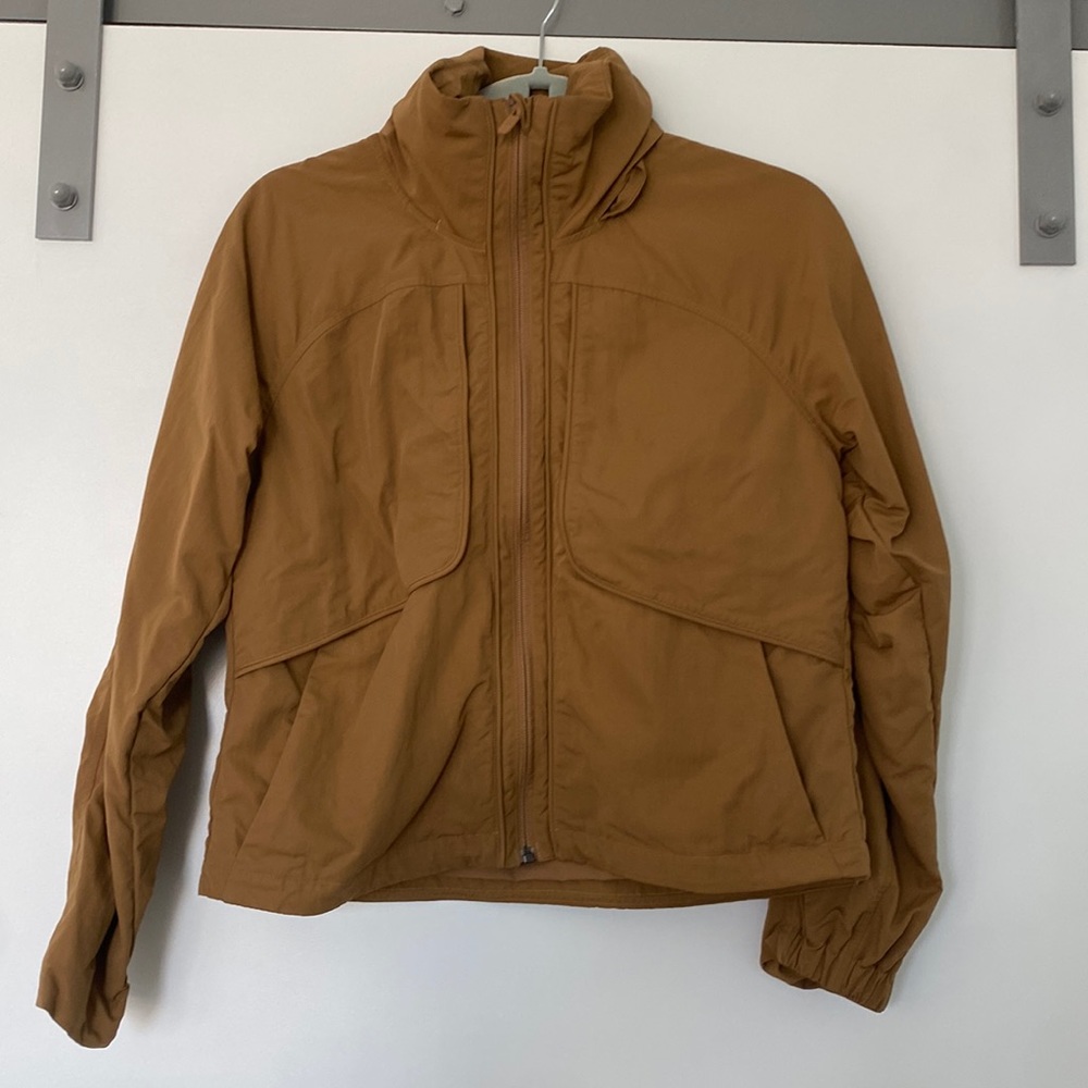 LuluLemon Lightweight Zip Up with foldable hood